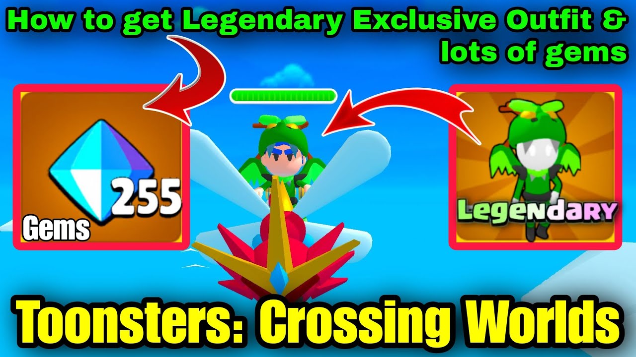 Legendary Outfit & Lots Of Gems | Toonsters: Crossing Worlds 