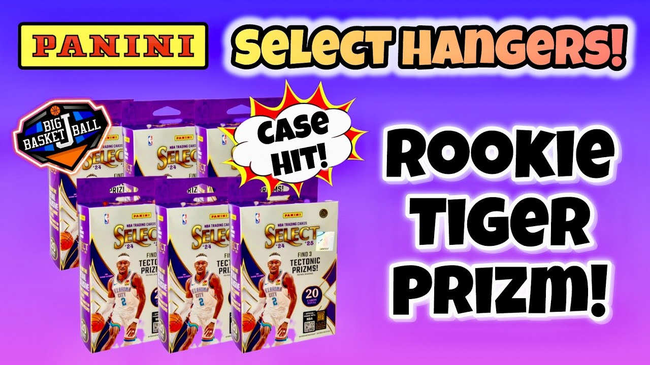 *FIRST LOOK!* 2024-25 Panini Select Basketball Hanger Box Break x6 🔥 CASE HIT! Rookie Tiger Prizm!
