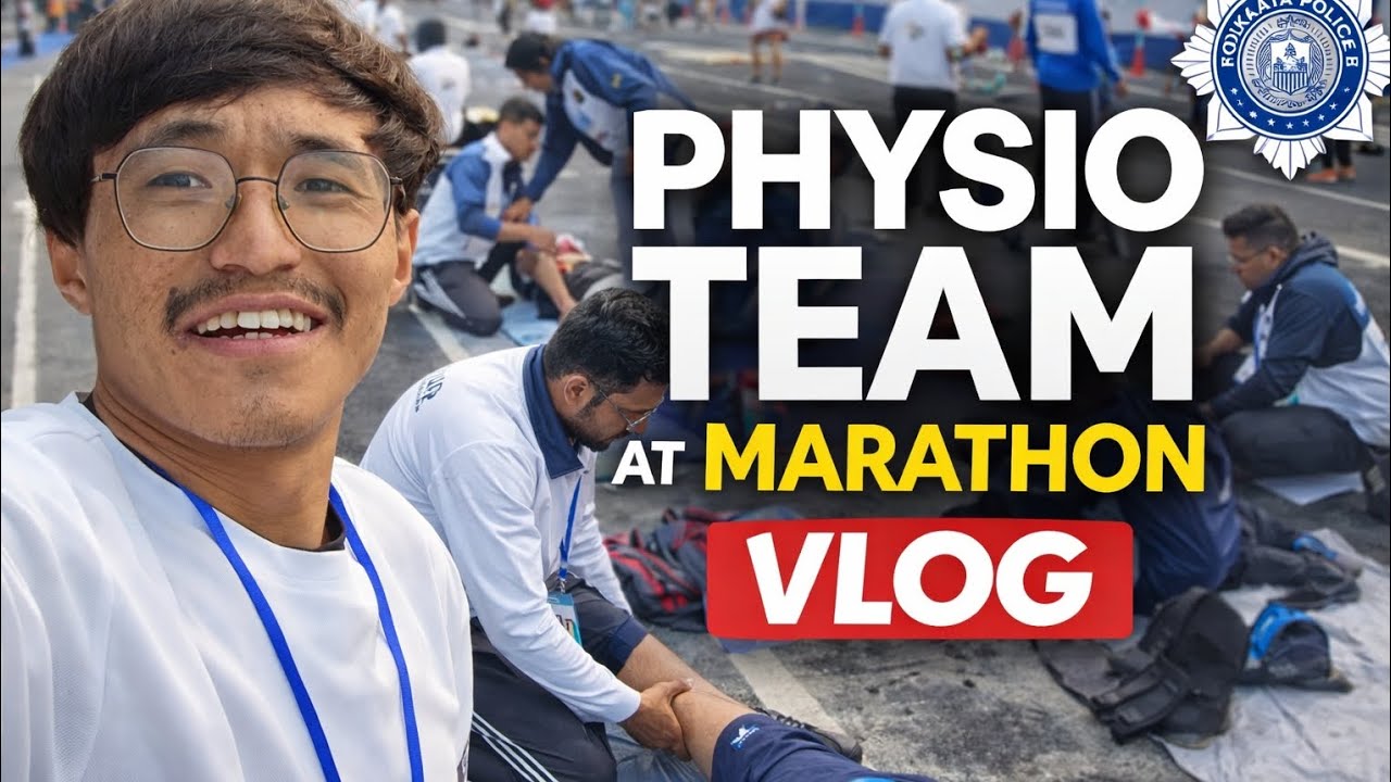 Life of a Physiotherapy Student at a Marathon | Kolkata Police Event 