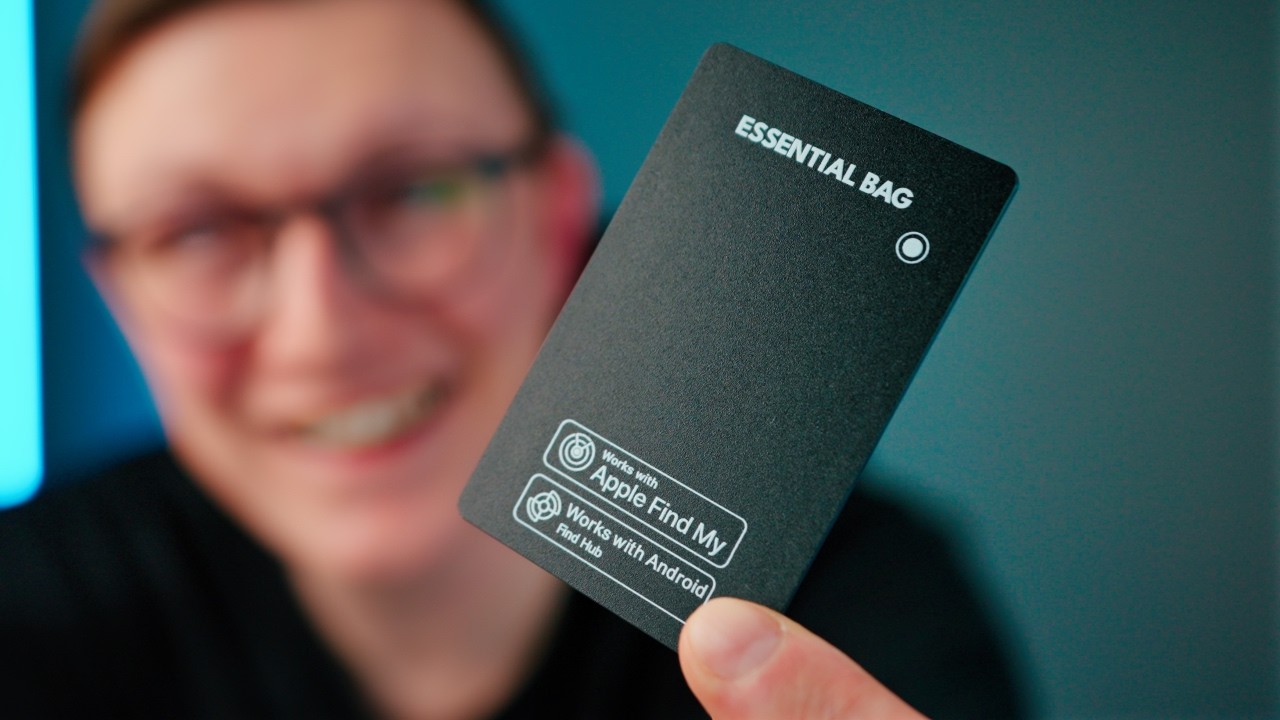 ESSENTIALBAG Tracker Karte 3.0 - Die smarte AirTag Alternative