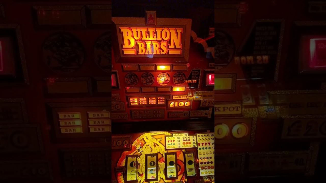 Bullion Bars fruit machine being generous at Sulzerneds yesterday