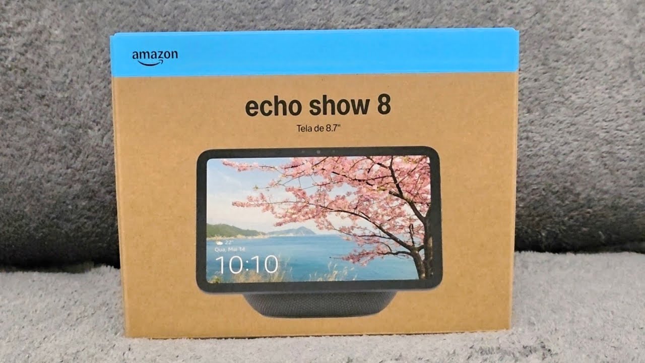Echo Show 8 de 4 Geração Alexa + Unboxing 
