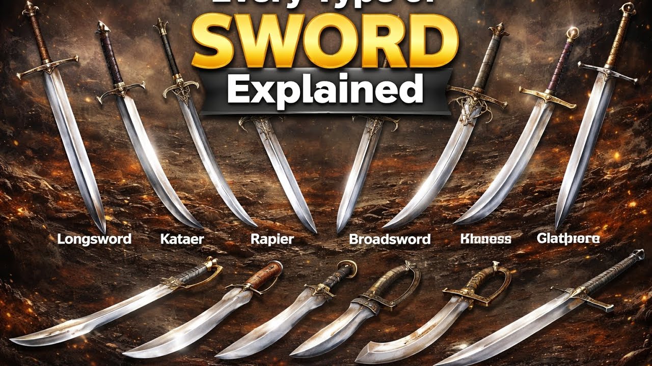 Every Type of Sword ⚔️ Explained 