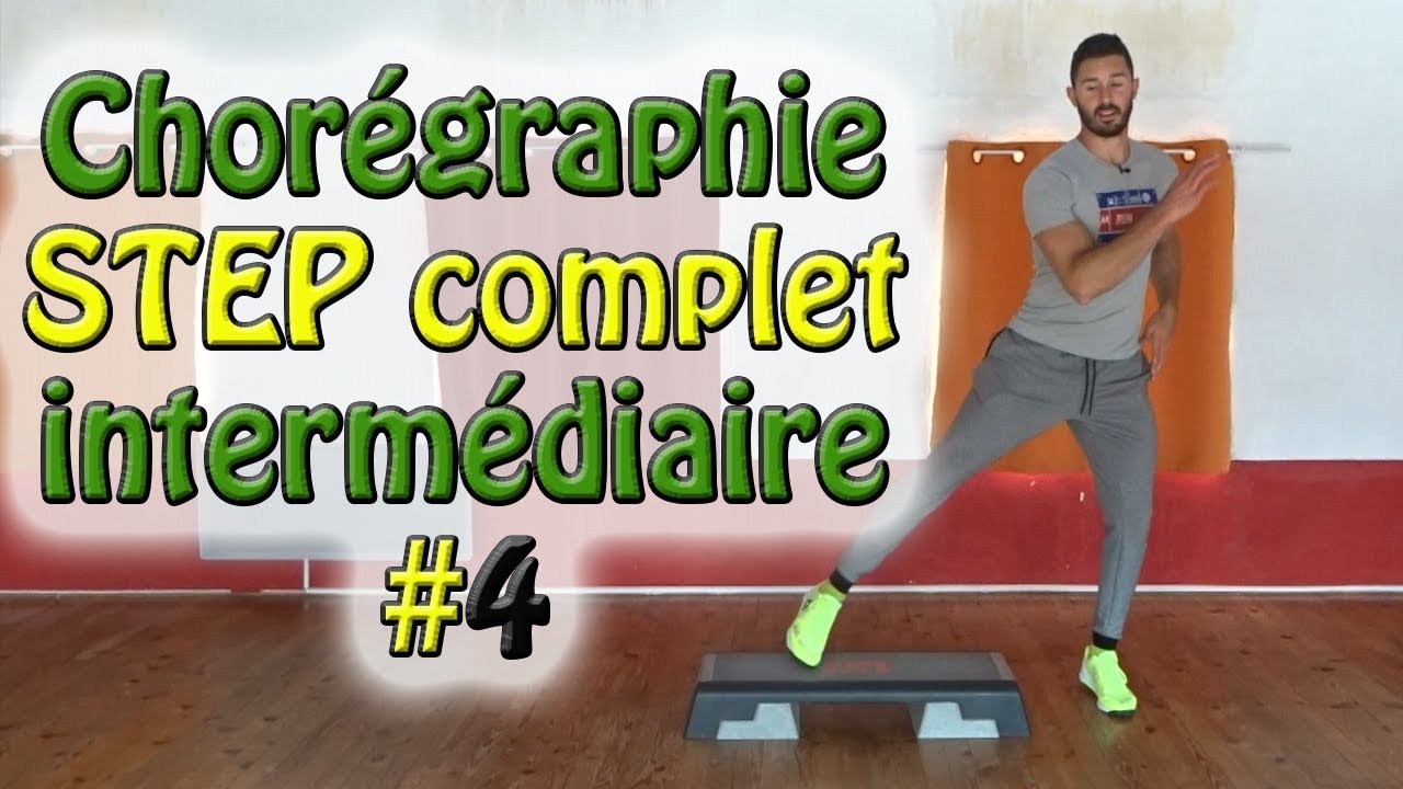 Chorégraphie step intermédiaire #4 - STEP complet français - Apprendre le step