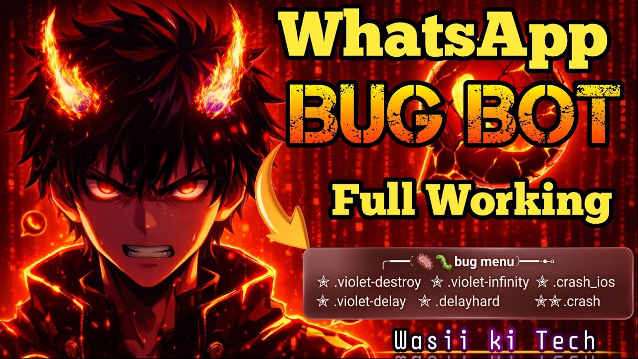 WHATSAPP NEW BUG BOT 🔥😈 | iOS & Android Virus Full Working | 24/7 Online 💯