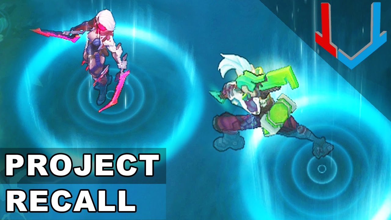 All PROJECT: Skins - RECALL Animations (League of Legends)