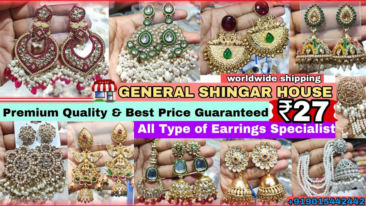 Premium Designer Earrings Collection 2025 |Bridal, Wedding & Festival Special Earrings & Jewellery