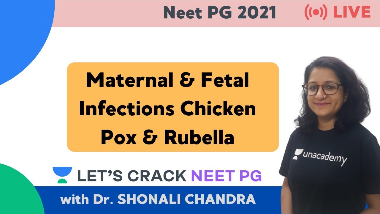 Maternal & Fetal Infections |  Chicken Pox & Rubella | NEET PG 2021 | Dr. Shonali Chandra