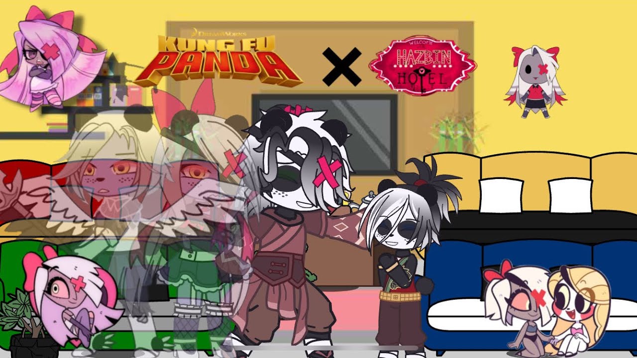 Kung fu panda po student react to po past as vaggie(kfpxhh au)