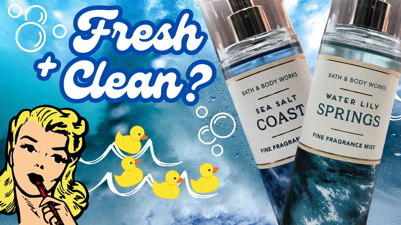 *NEW* Sea Salt Coast & Water Lily Springs | New Fragrance Mists 2024 | Bath & Body Works