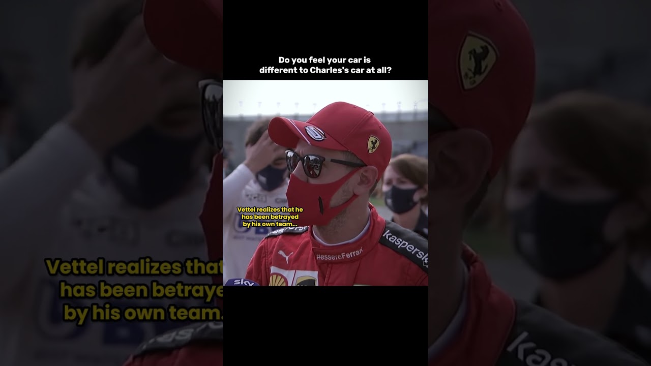 Sebastian Vettel thinks Ferrari favors Charles Leclerc in F1