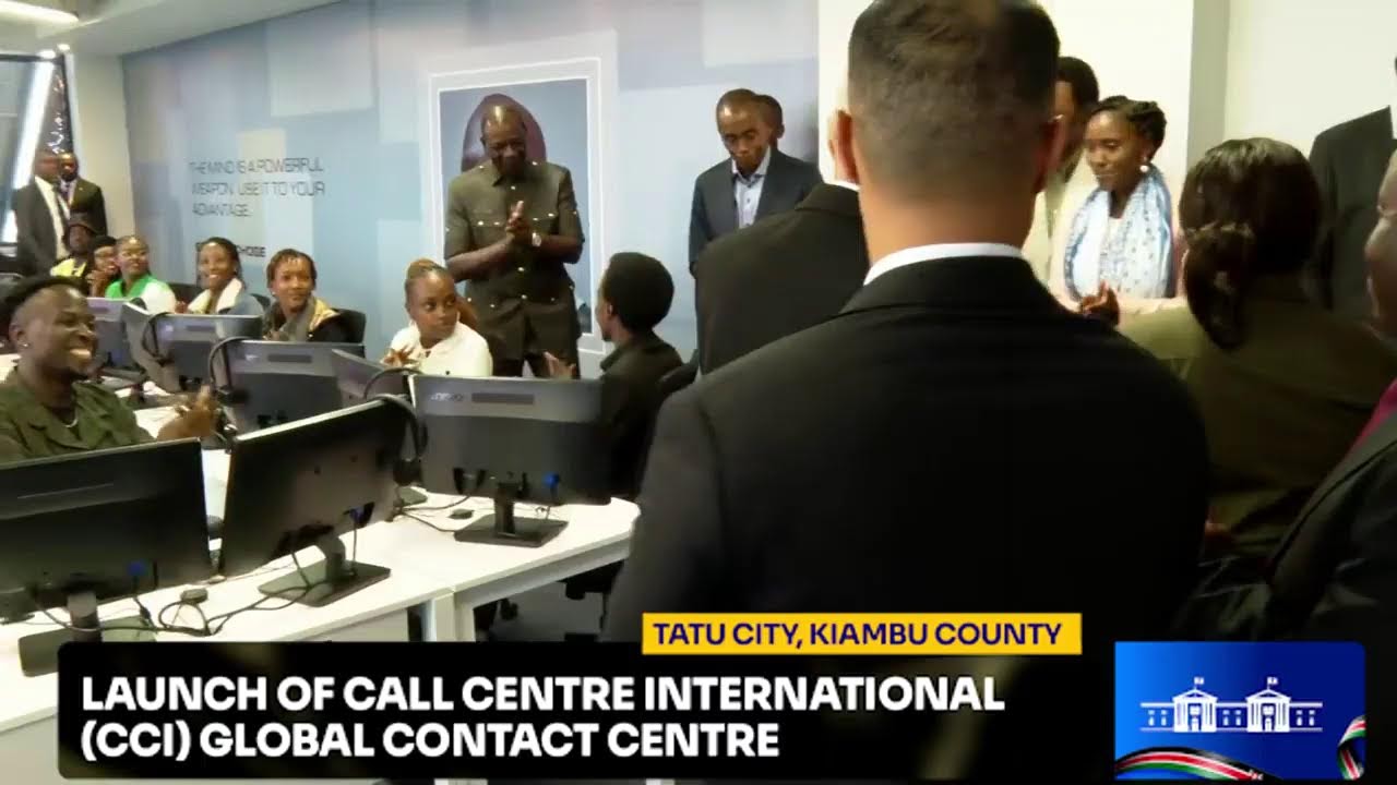 Launch of Call Centre International(CCI) Global Contact Centre, Tatu City, Kiambu County.