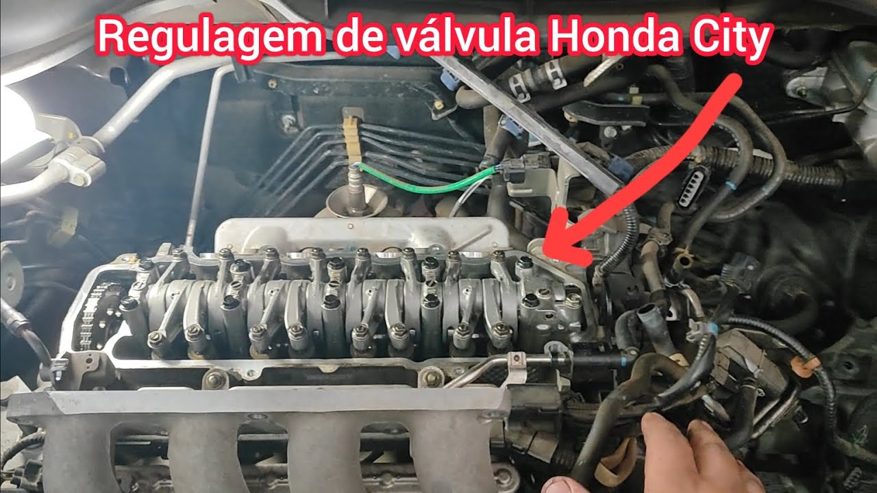 Como regular válvula do Honda City, motor 1.5 16v?