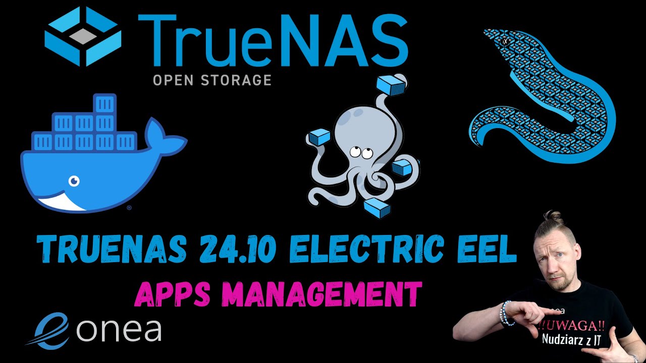 TrueNAS 24.10 Electric Eel – app/docker compose management