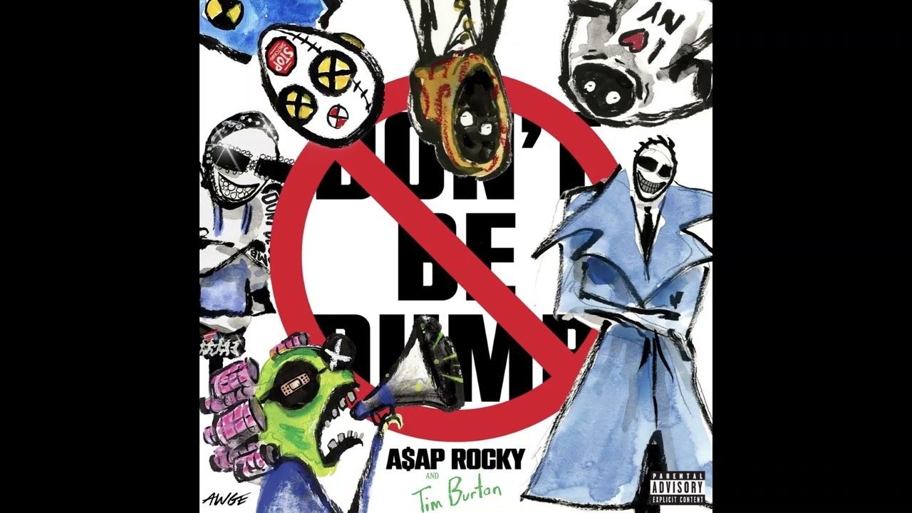 A$AP ROCKY DON'T BE DUMB x TIM BURTON Type Beat "DROPPIN STREET"