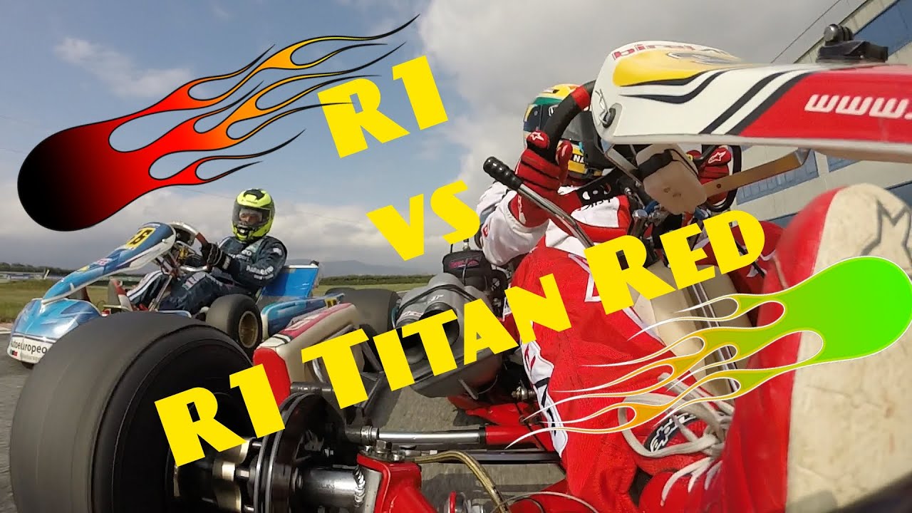 ⛽💥TM KZ R1 VS TM KZ  R1 TITAN RED BATTAGLIA AL KART PLANET BUSCA  TELEMETRIA E NUOVE INQUADRATURE