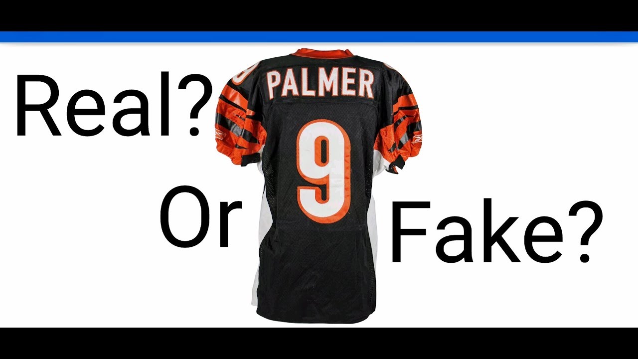 Authentic Reebok Bengals NFL Jerseys Comparison How To Identify Difference Spot Real Vs Fakes