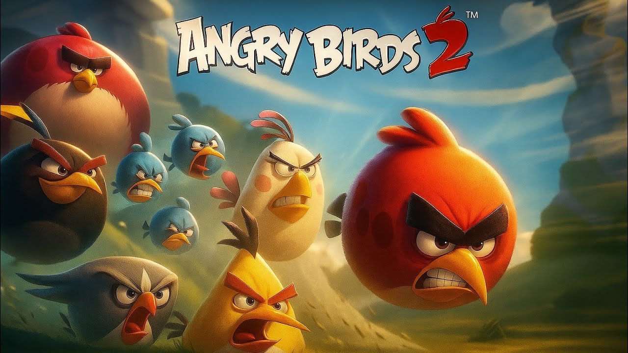 PLAYING 💢 ANGRY BIRDS 2 || MOBILE GAMEPLAY .