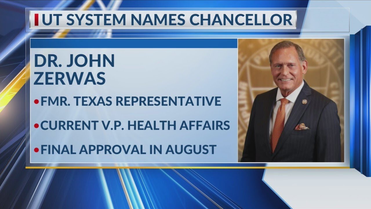 UT system names sole finalists for chancellor, president