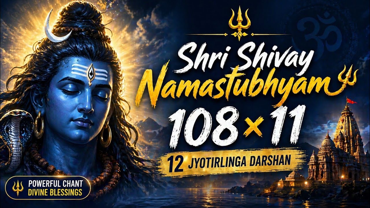 Shri Shivay Namastubhyam 108×11 times with 12 Jyotirlinga Darshan