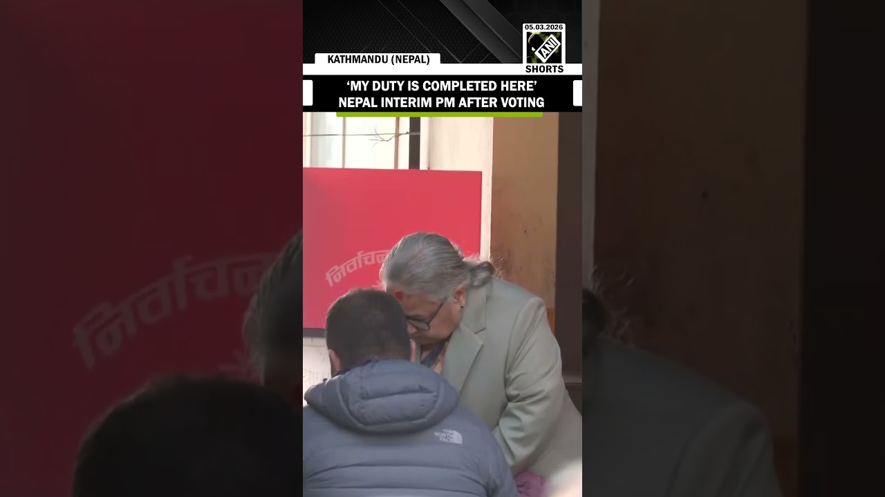 &lsquo;My duty is completed&hellip;&rsquo;: Nepal Interim PM Sushila Karki after casting her vote for new government