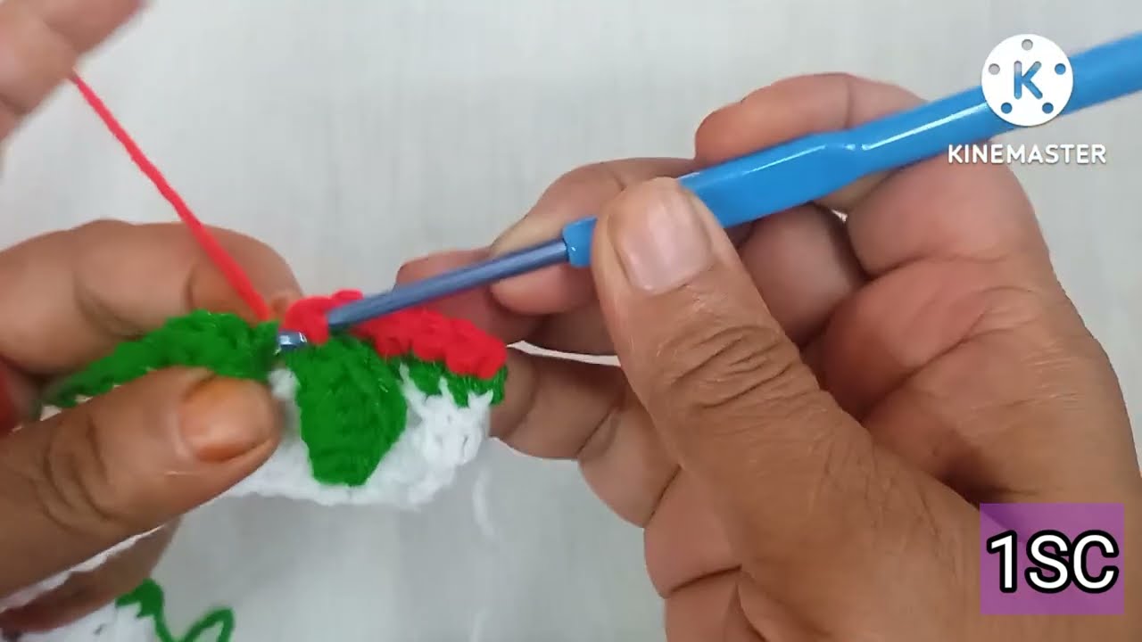 🌹गुलाब तोरण पट्टी, Woolen crochet flower Long Toran, Gate Parda, How to Crochet Toran Patti