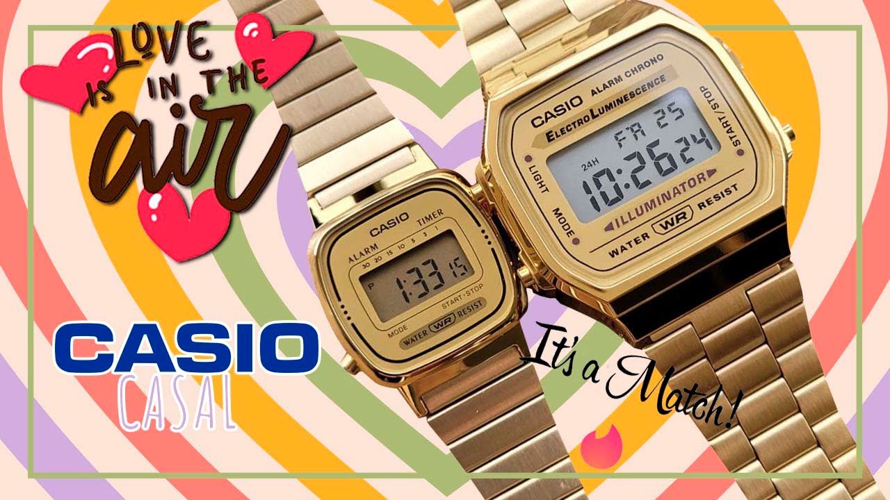 Casio Retro Vintage a moda que voltou com tudo conheça tudo sobre CASIOS la670wga-9df e  A168wg-9wdf