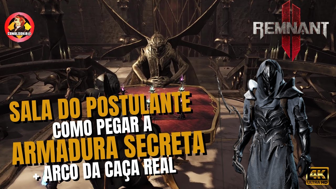 REMNANT II COMO PEGAR A ARMADURA SECRETA FAE + O ARCO DO CAÇADOR  NA SALA DO POSTULANTE