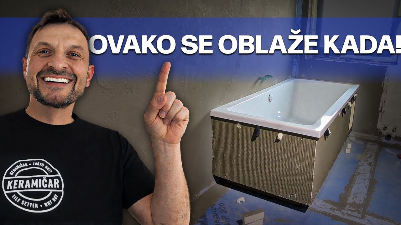 Nitko ne pokazuje kako se oblaže kada (MC ploča 5 cm)... ali sljedeće lijepimo PLOČICE NA STROP