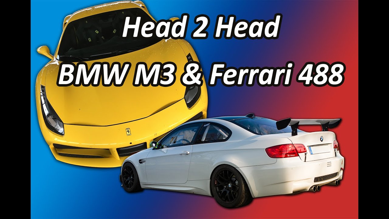 Head 2 Head: Ferrari 488 Vs. BMW M3 E92 Nürburgring Nordschleife No Crash Just Fun