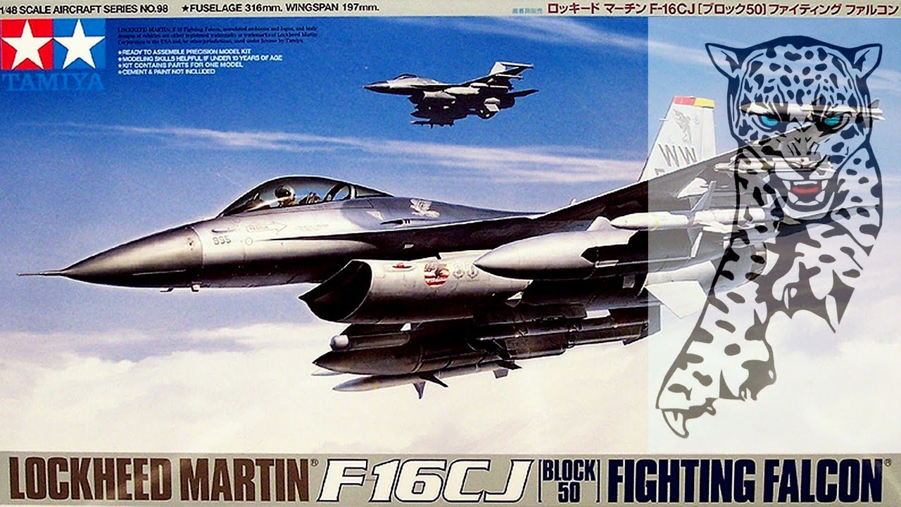 FULL VIDEO BUILD F-16C 50+ Tamiya