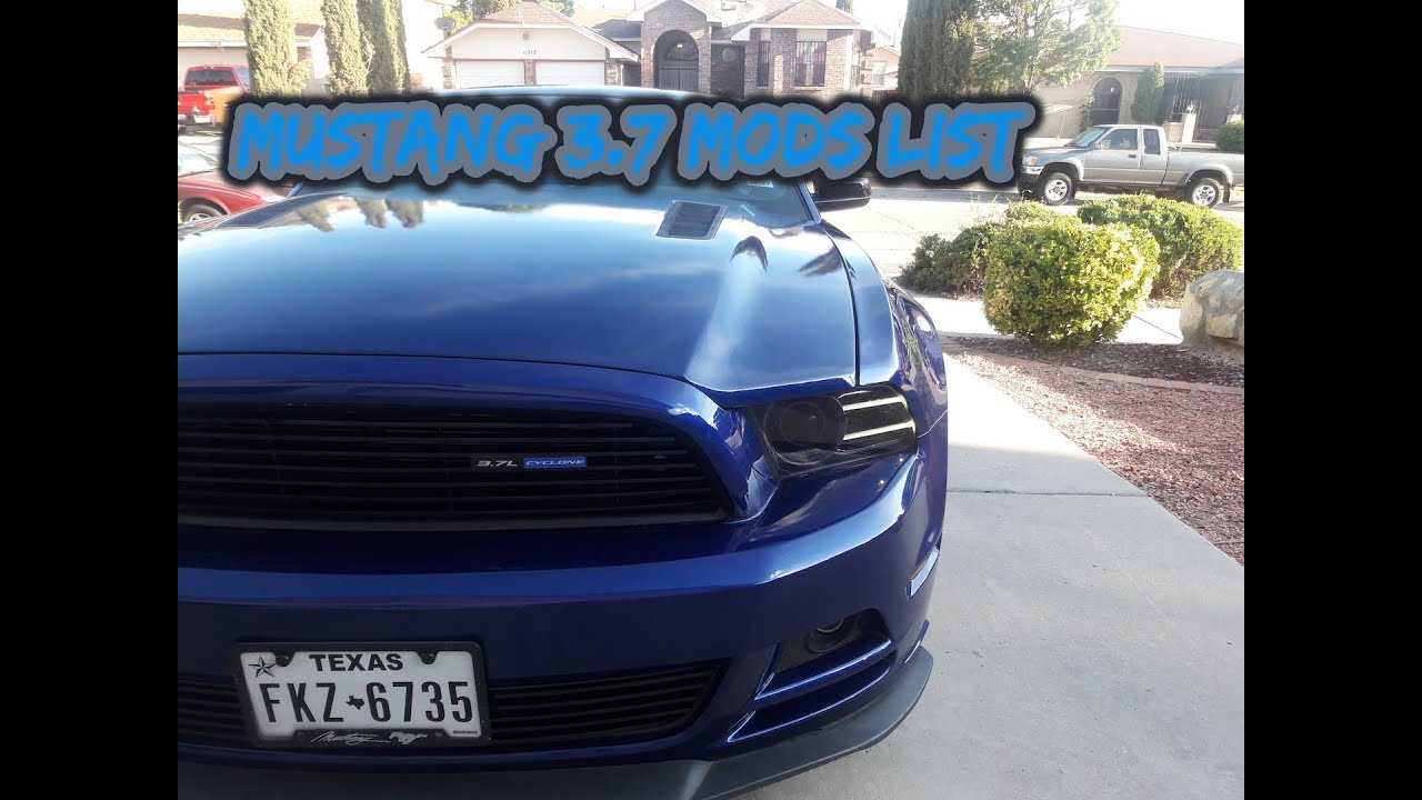 2014 Mustang V6 3.7 Mods Update! Walkthrough Cosmetic + Performance