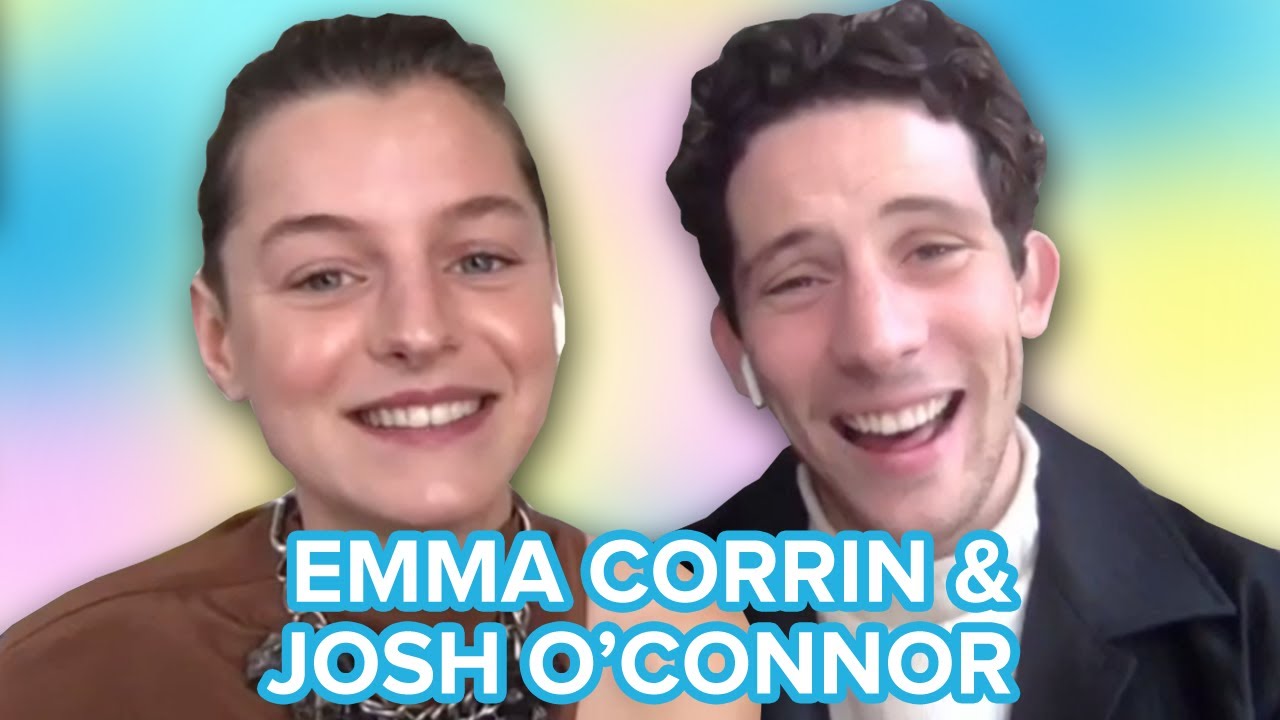 Emma Corrin And Josh O'Connor On Bizarre Dates And The Crown | PopBuzz Meets