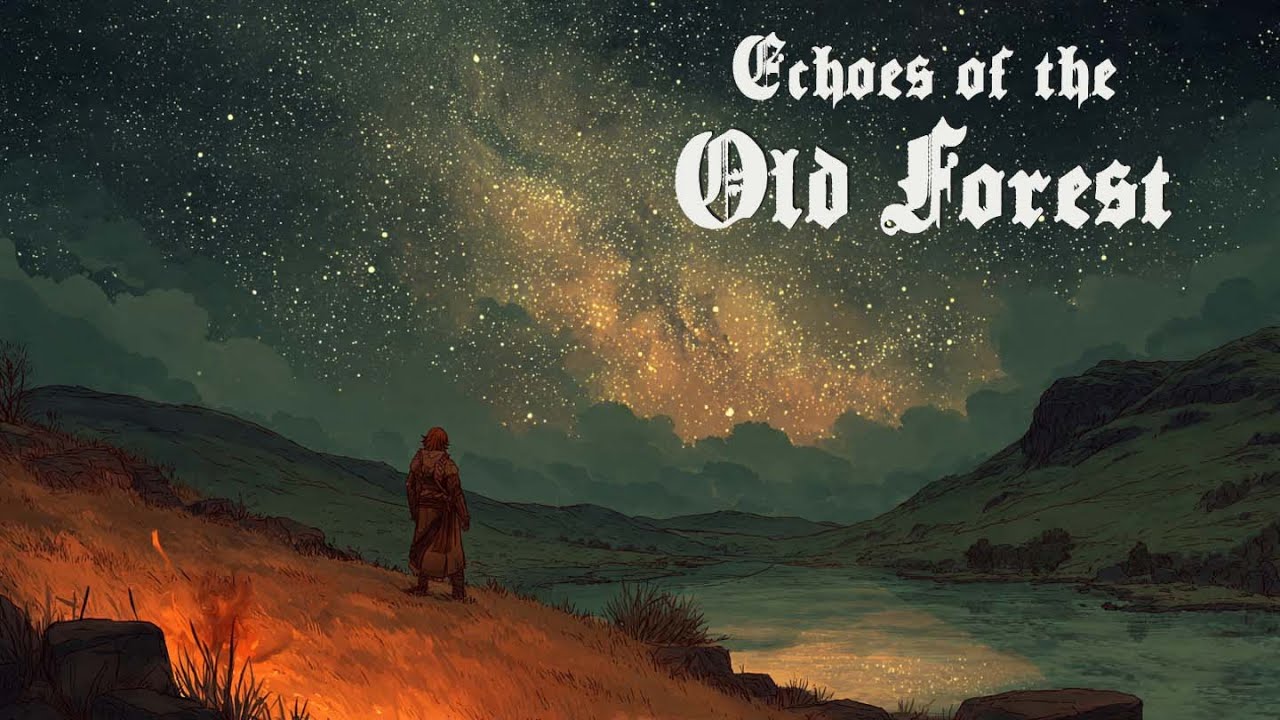 Celtic Fantasy Music - Peaceful Fantasy Valley Echoing Soft Celtic Harp / Focus Music for Work