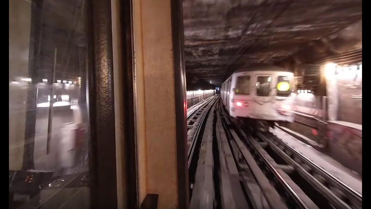 Train cam 360: Q train from Dekalb Ave to Canal Street via Manhattan Bridge