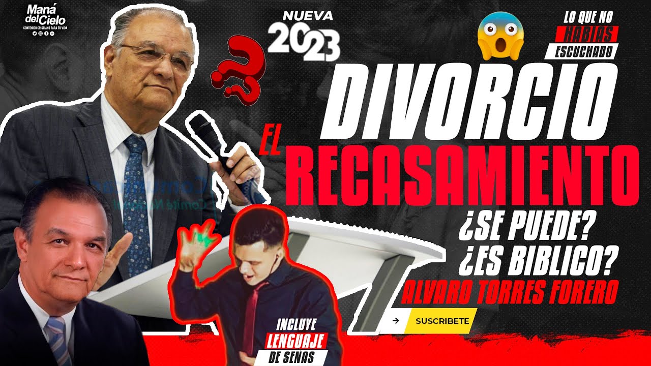😱DIVORCIO O RECASAMIENTO😨😨 NUEVA 2024💥Pastor Alvaro Torres Forero IPUC HD🔥 (Lenguaje de SEÑAS)