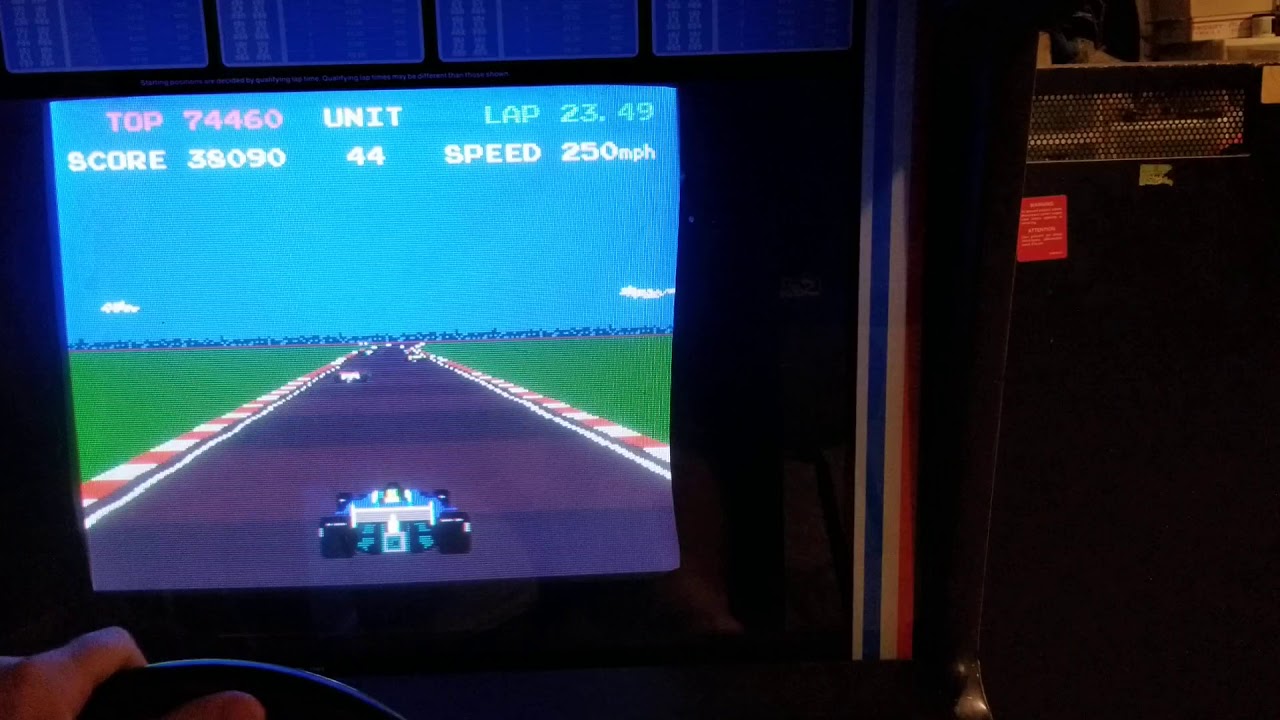 Pole Position 2 arcade Suzuka track.