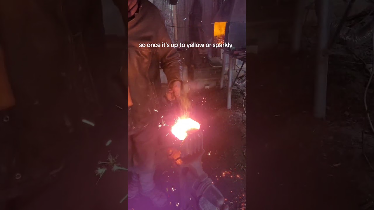 Forge welding my ninja shuko. These ones are for understanding the  true art of ninjutsu.