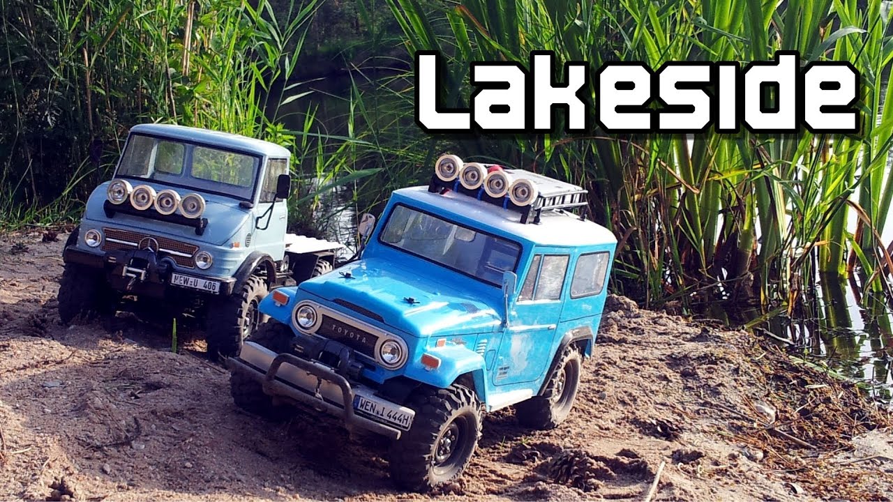 RC-Films: Tamiya CC-01 Unimog and Toyota Land Cruiser - Lakeside