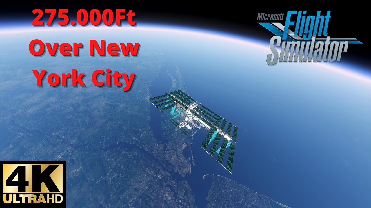 (𝟒𝐊) Microsoft Flight Simulator -  -international Space Station