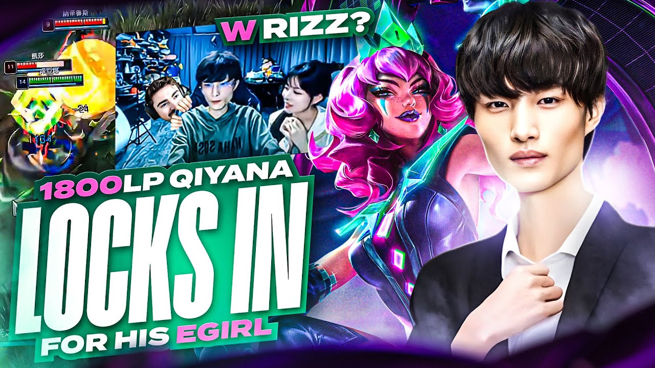 HE LOCKED HIS 1800LP QIYANA FOR AN EGIRL... 30+ KILLS!