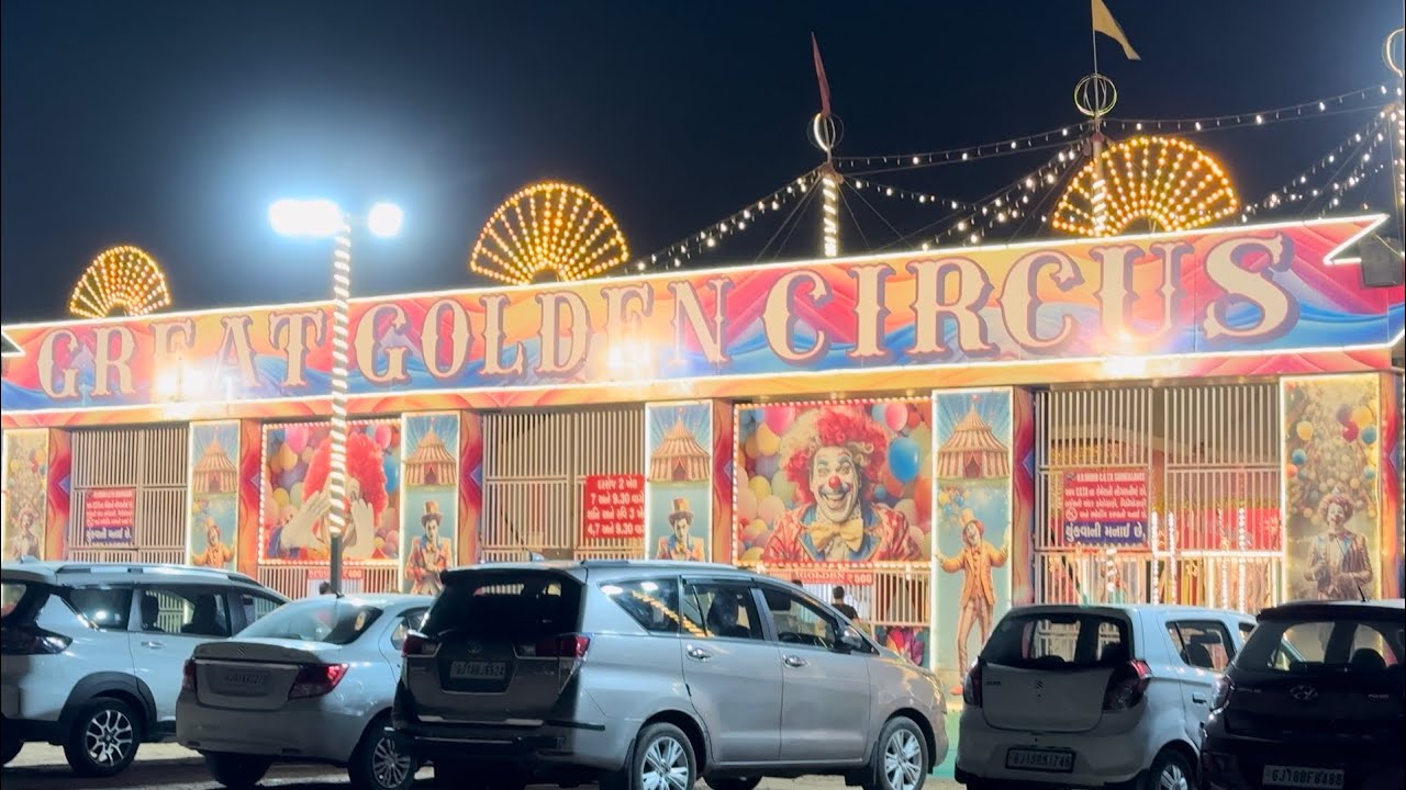 Great Golden Circus 🎪 Now in Gandhinagar - Ahmedabad | Travel With Vraj Rao | Funny Joker 🃏 🤡