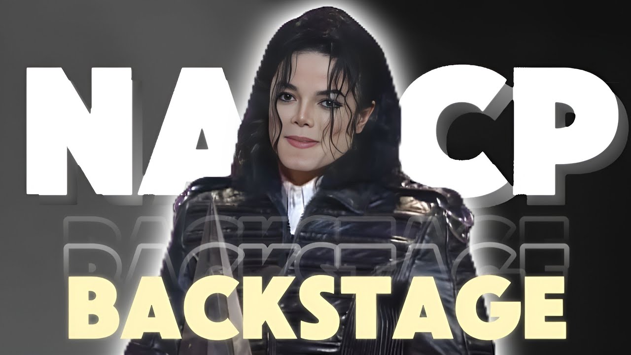 Michael Jackson Backstage At The NAACP Awards (1993)