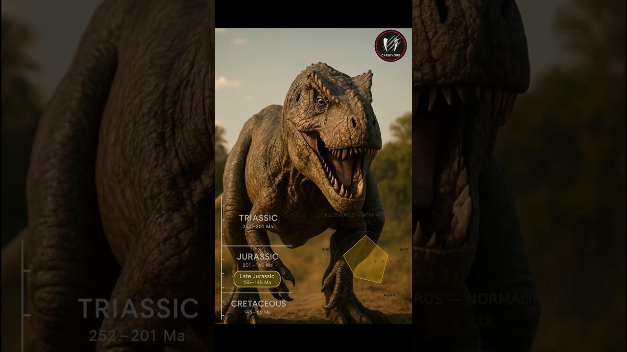 Allosaurus in Motion — Late Jurassic Apex (155–145 Ma) | Ultra-Realistic 