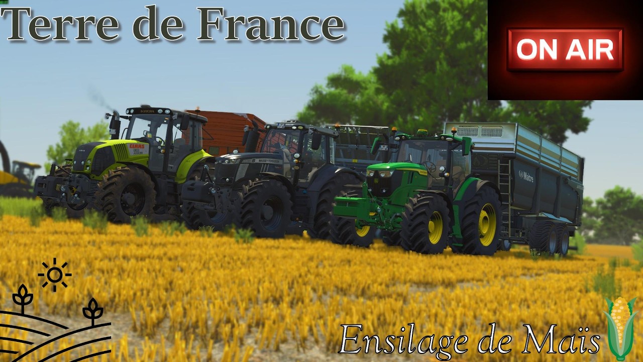 RediffLive FS25| Terre de France#1| Ensilage de maïs !