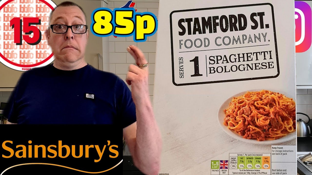 Stamford St Food Company | Spaghetti Bolognese | 85p from Sainsburys | Supercool Review