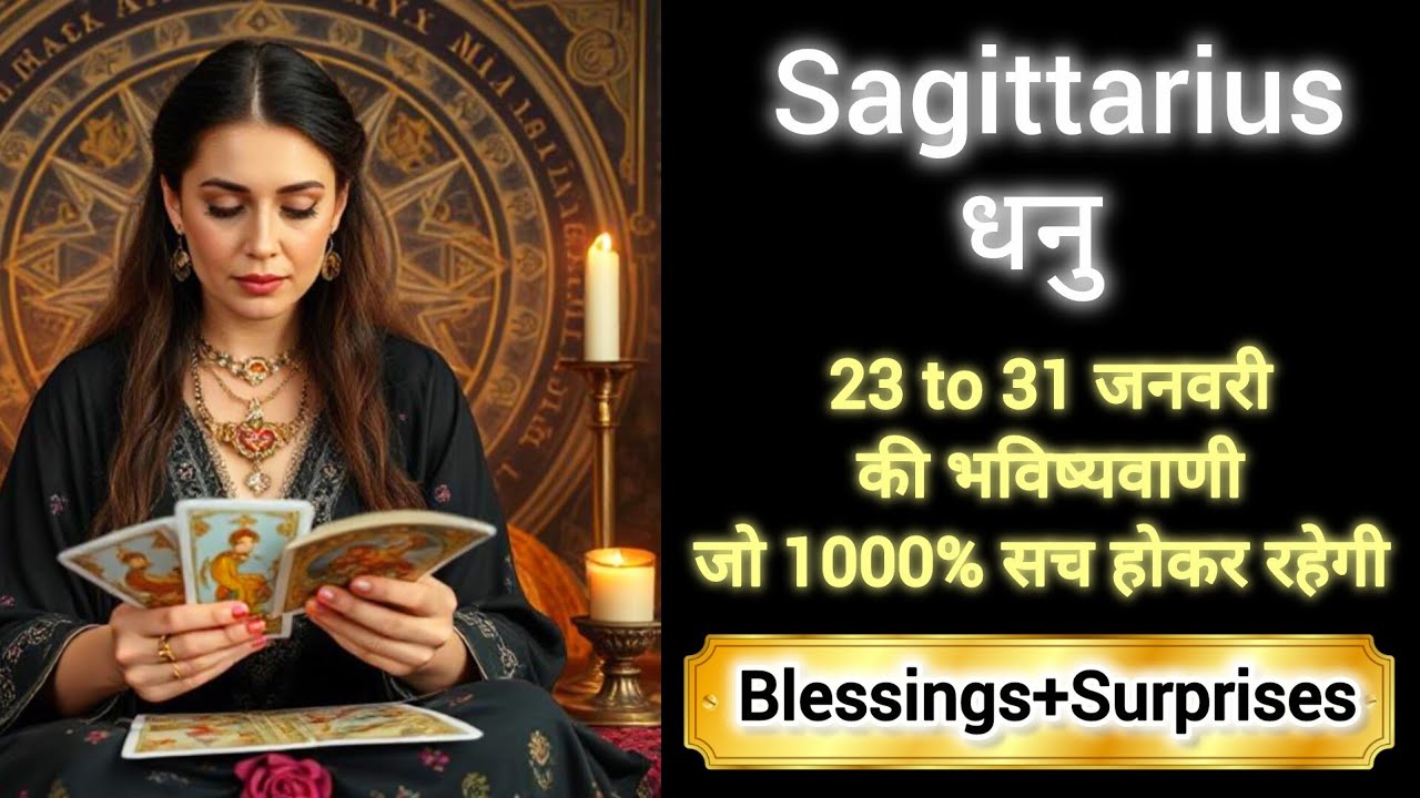 SAGITTARIUS🎖️💯 धनु राशि 23 to 31 जनवरी 2026✨ DHANU Rashi JANUARY 2026🎁 #sagittarius #tarot #viral