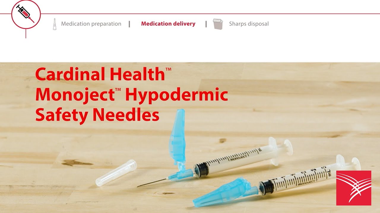 Cardinal Health&trade; Monoject&trade; Hypodermic Safety Needles