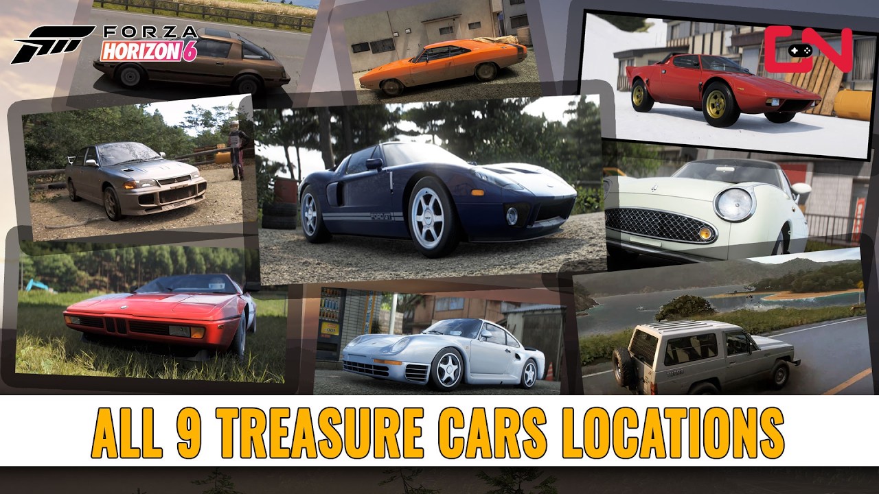 Forza Horizon 6 All Treasure Cars Locations