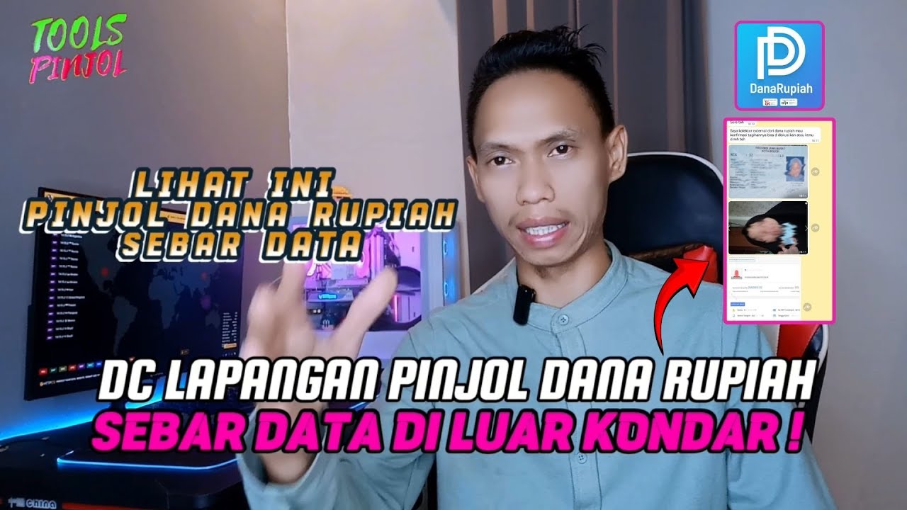 DC lapangan pinjol dana rupiah sebar data, Galbay pinjol legal ojk